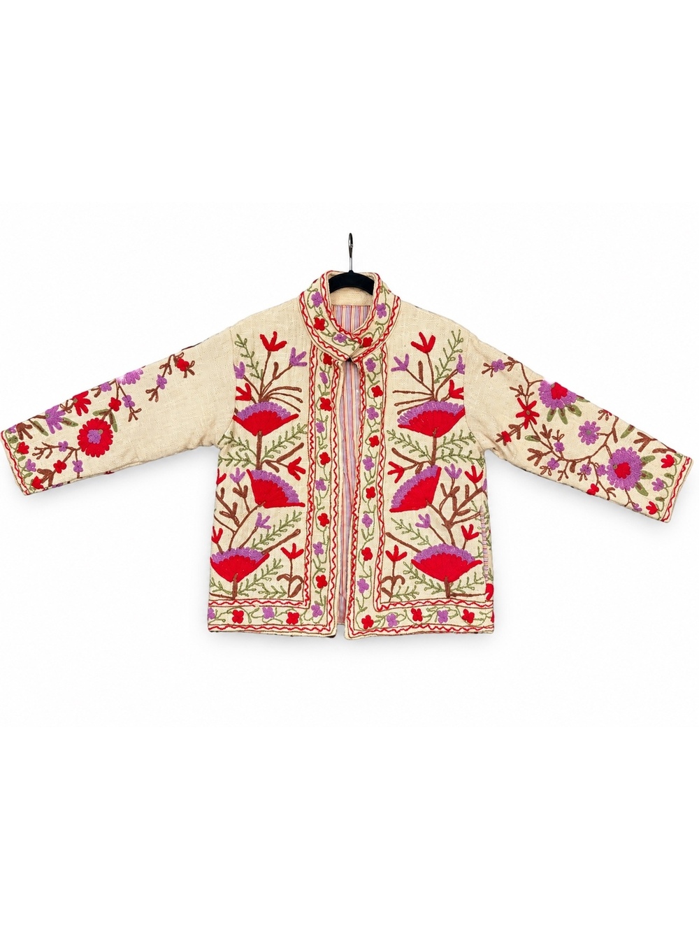 NEW Reversible Suzani Embroidered Jacket See Measurements